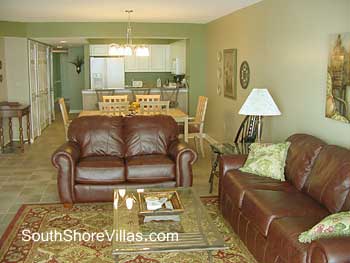 Oceanfront Livingroom in North Myrtle Beach